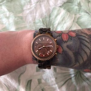 🐢⏱ Tortoise shell MK watch 🐢⏱